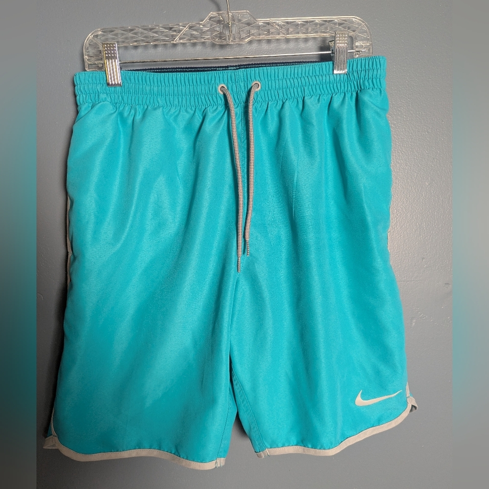Nike Men's Repel Swim Trunks Size M Aqua/Teal
